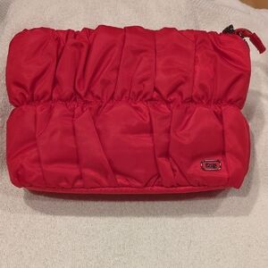 Lug Flounce Ruched Crossbody Bag - Poppy Red - NWT